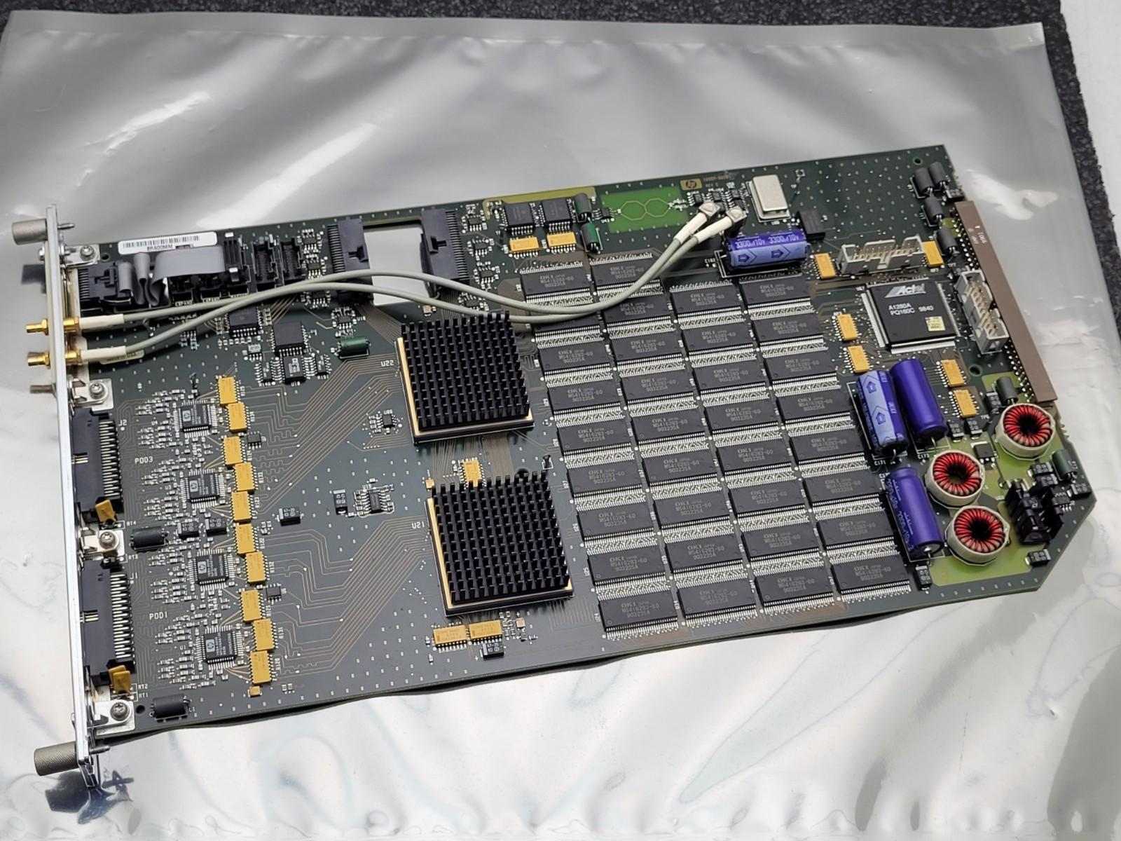 HP Agilent 16557D Logic Analyzer Timing 2MSa 135/500MHz Board Assembly w/ Cables