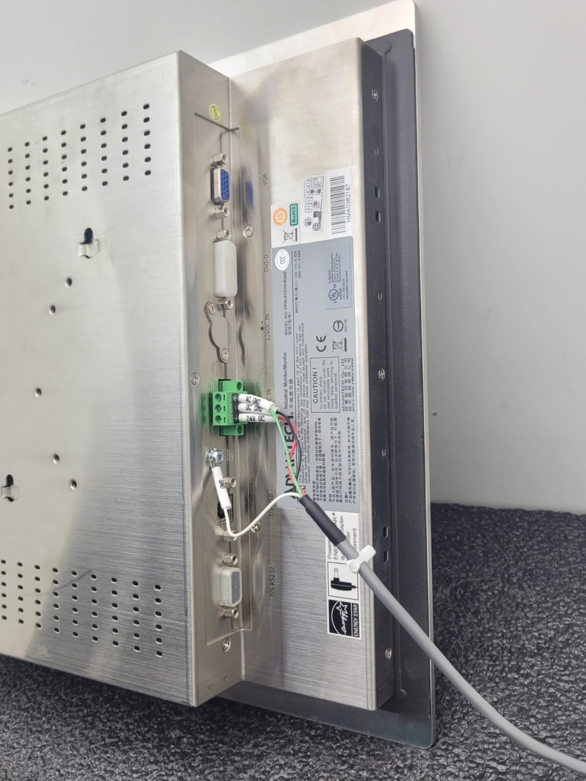 ADVANTECH Industrial Monitor FPM-8151H-R3AE IP65 UL CID2 Hazardous Location HMI