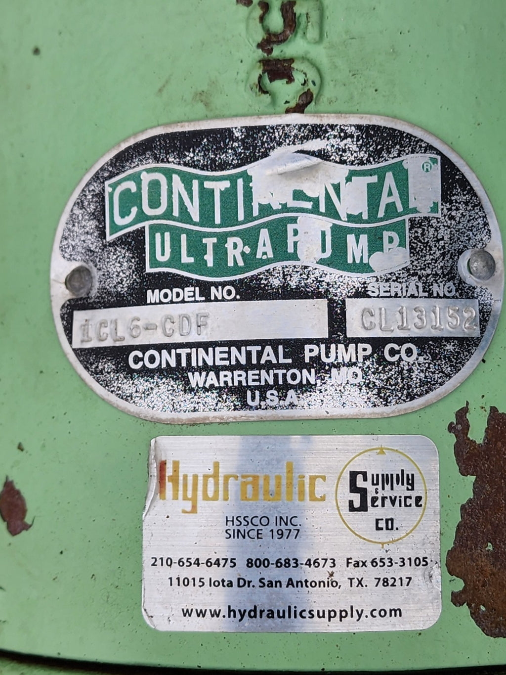Continental Ultra Pump Progressive SST Positive Displacement 1CL6-CDF PDP B