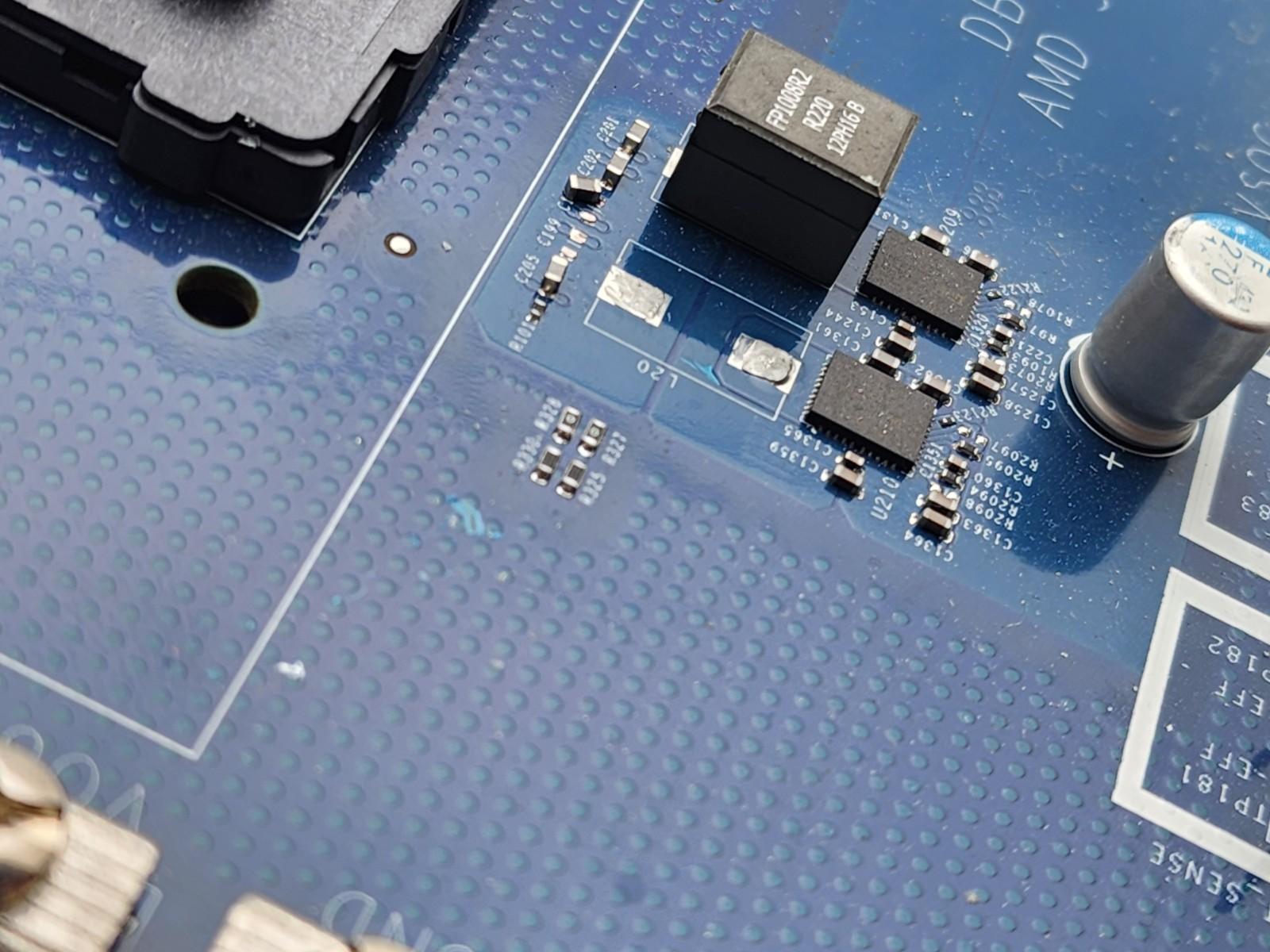 Infineon DB303 Rev 0 AMD Socket SP3 Development Board, needs a couple parts.