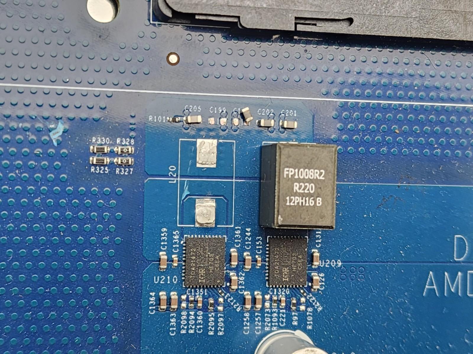 Infineon DB303 Rev 0 AMD Socket SP3 Development Board, needs a couple parts.