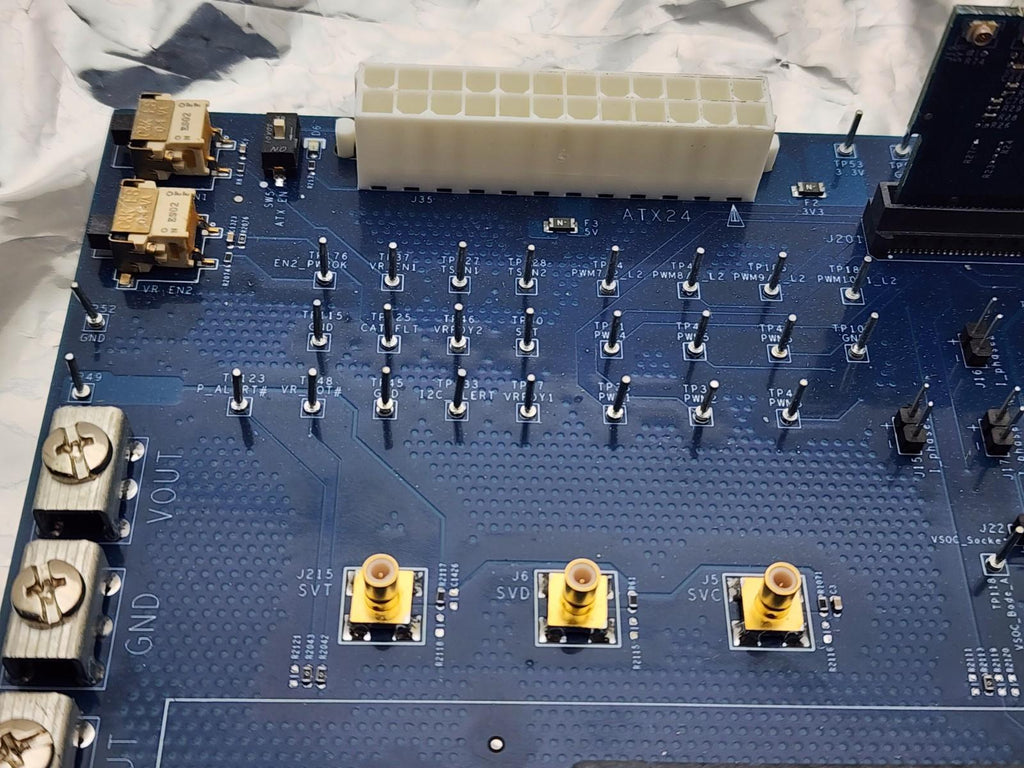 Infineon DB303 Rev 0 AMD Socket SP3 Development Board, needs a couple parts.