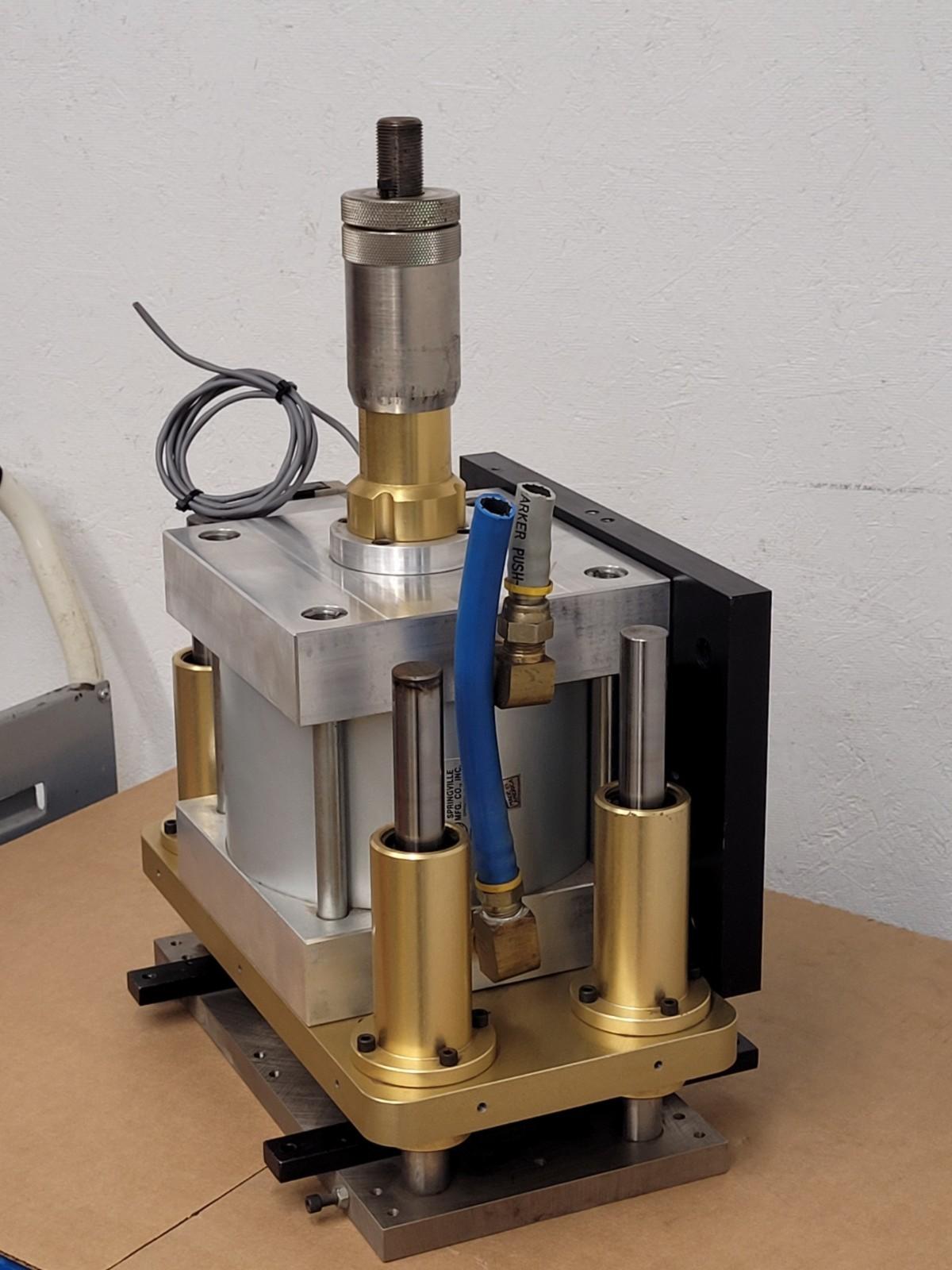 Springville Pneumatic Pancake Air Cylinder S25C009B 250PSI 0-3" Stroke 7" Bore