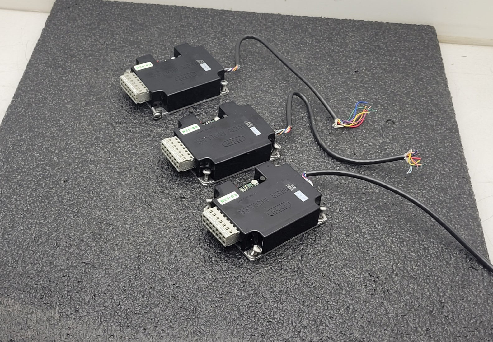 Lot of 3  ITOH CB-02N Power Moller DC Conveyor Motor Drive