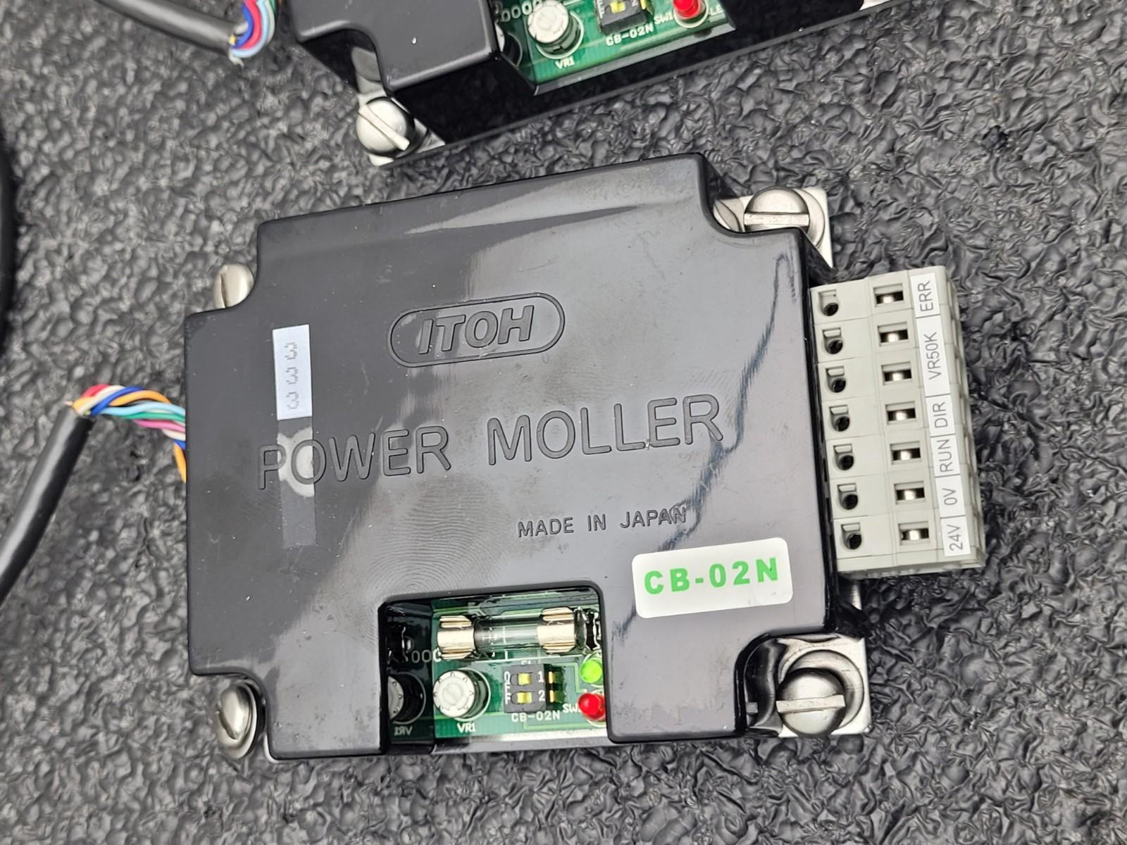 Lot of 3  ITOH CB-02N Power Moller DC Conveyor Motor Drive