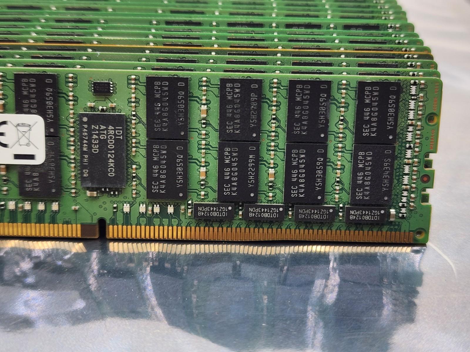 Lot of 23 SAMSUNG 32GB DDR4 2133 PC4 M386A4G40DM0-CPB LRDIMM ECC Server RAM