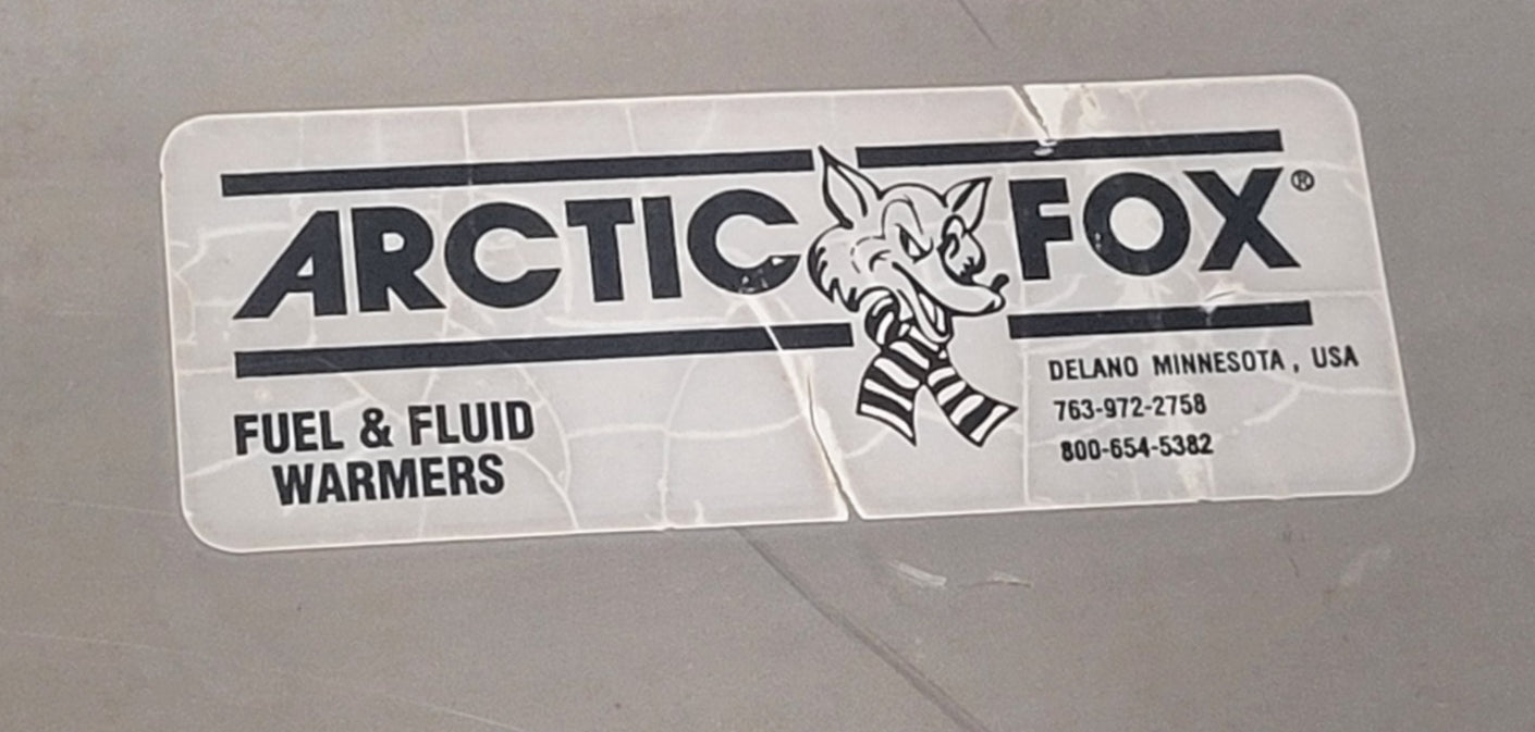 Arctic Fox 9x9x23 Arctic Diesel Fuel Tank JP-8 Kerosene Stainless Steel