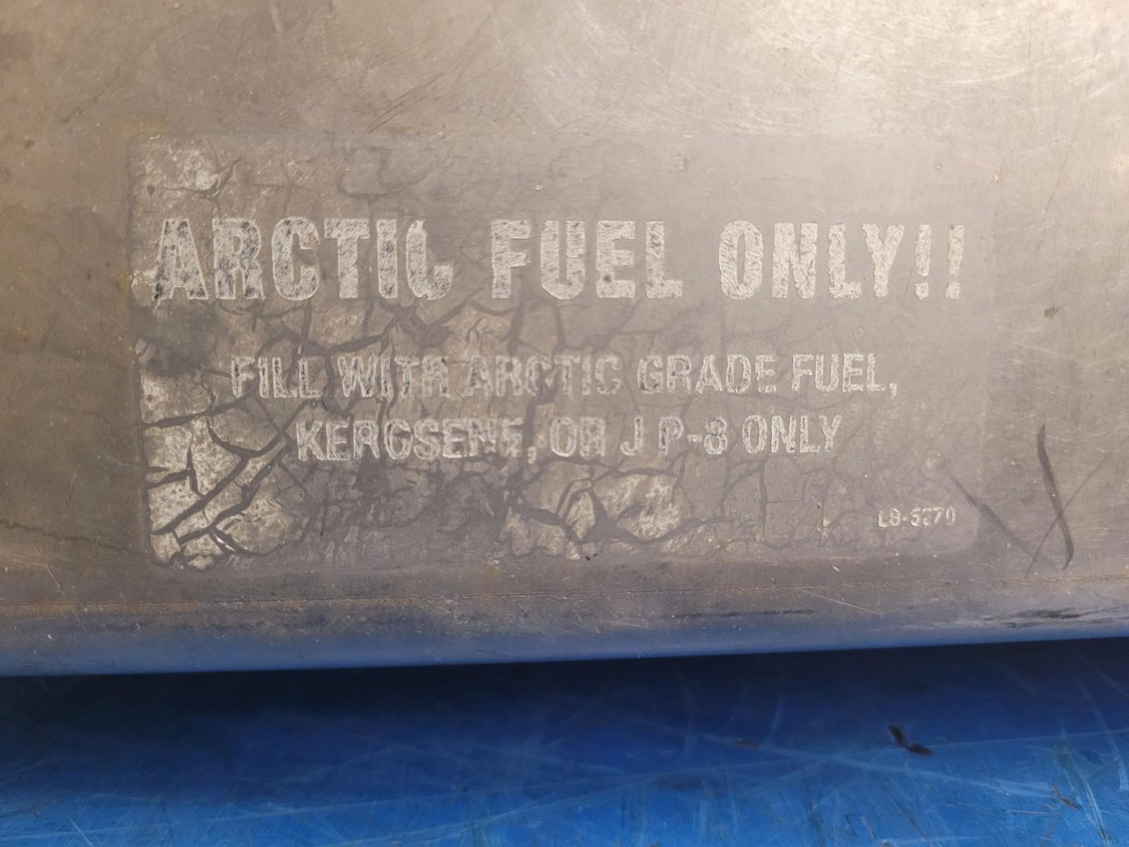 Arctic Fox 9x9x23 Arctic Diesel Fuel Tank JP-8 Kerosene Stainless Steel