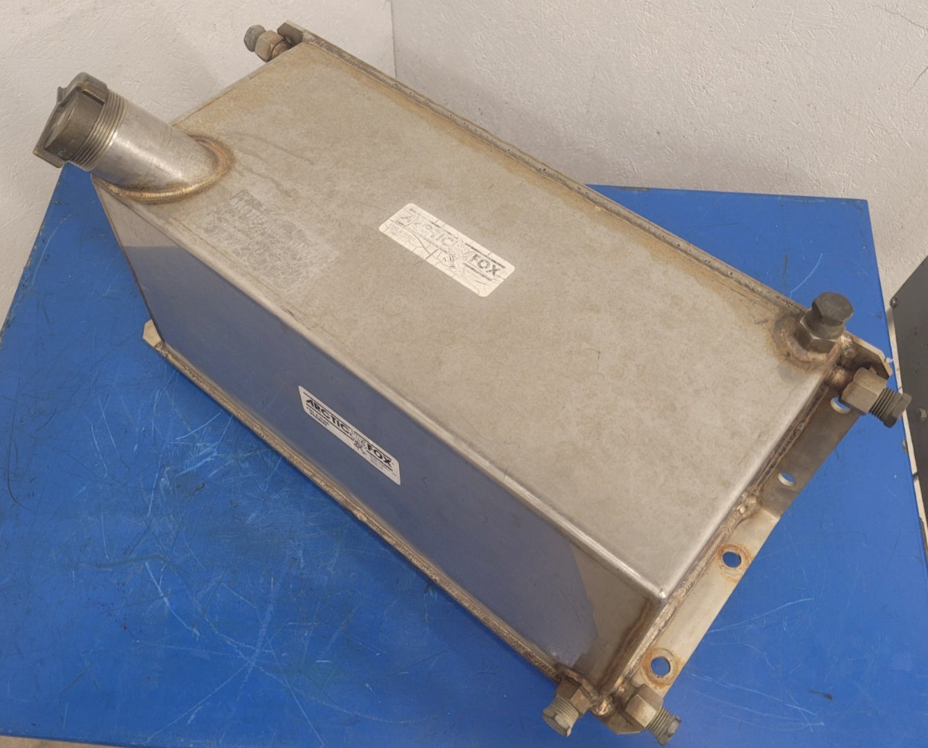 Arctic Fox 9x9x23 Arctic Diesel Fuel Tank JP-8 Kerosene Stainless Steel