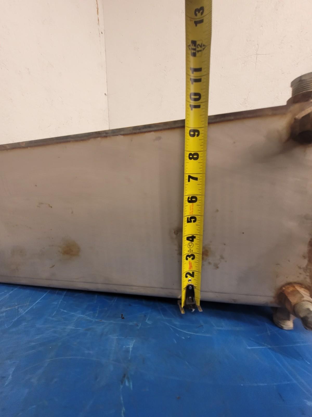 Arctic Fox 9x9x23 Arctic Diesel Fuel Tank JP-8 Kerosene Stainless Steel