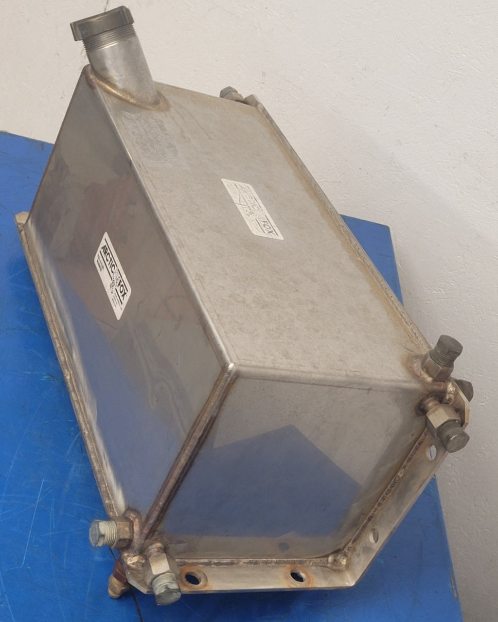 Arctic Fox 9x9x23 Arctic Diesel Fuel Tank JP-8 Kerosene Stainless Steel