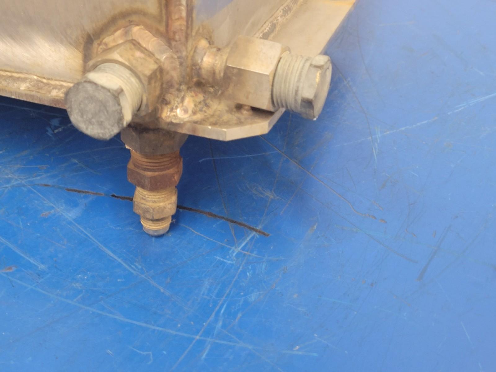 Arctic Fox 9x9x23 Arctic Diesel Fuel Tank JP-8 Kerosene Stainless Steel