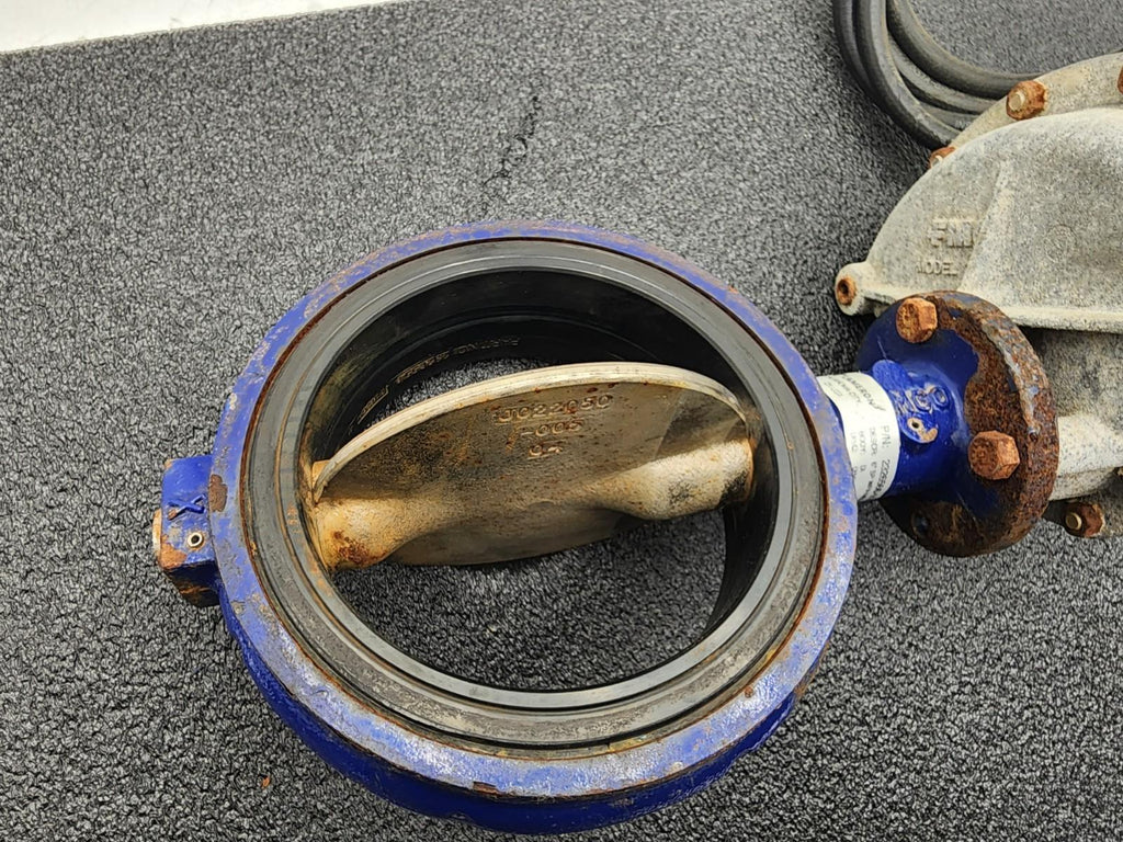 Cameron Butterfly Valve MX200 WECO 6" SP WFR NED FMC Pneumatic Opener Model 200