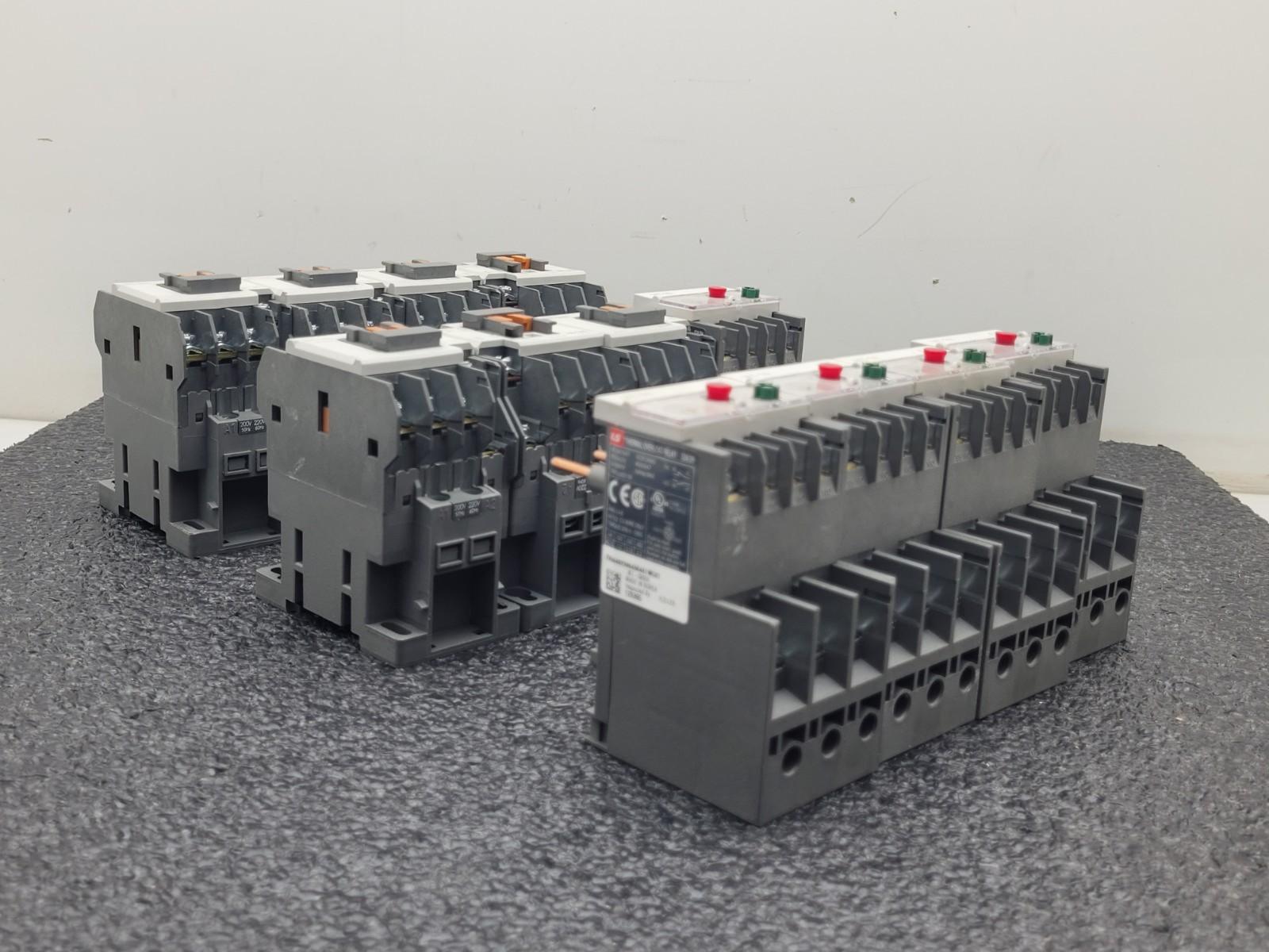 Lot of 14 LS Contacter 690v 22A 12A 9A + MT-32 32A/2H Thermal Overload Relay