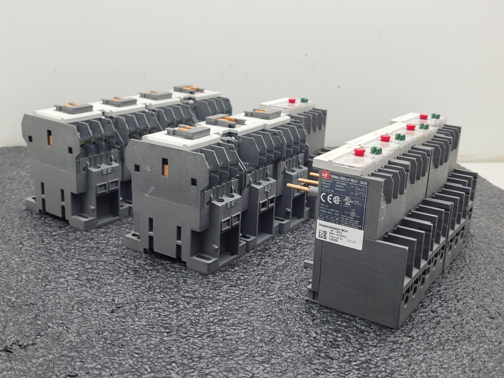 Lot of 14 LS Contacter 690v 22A 12A 9A + MT-32 32A/2H Thermal Overload Relay