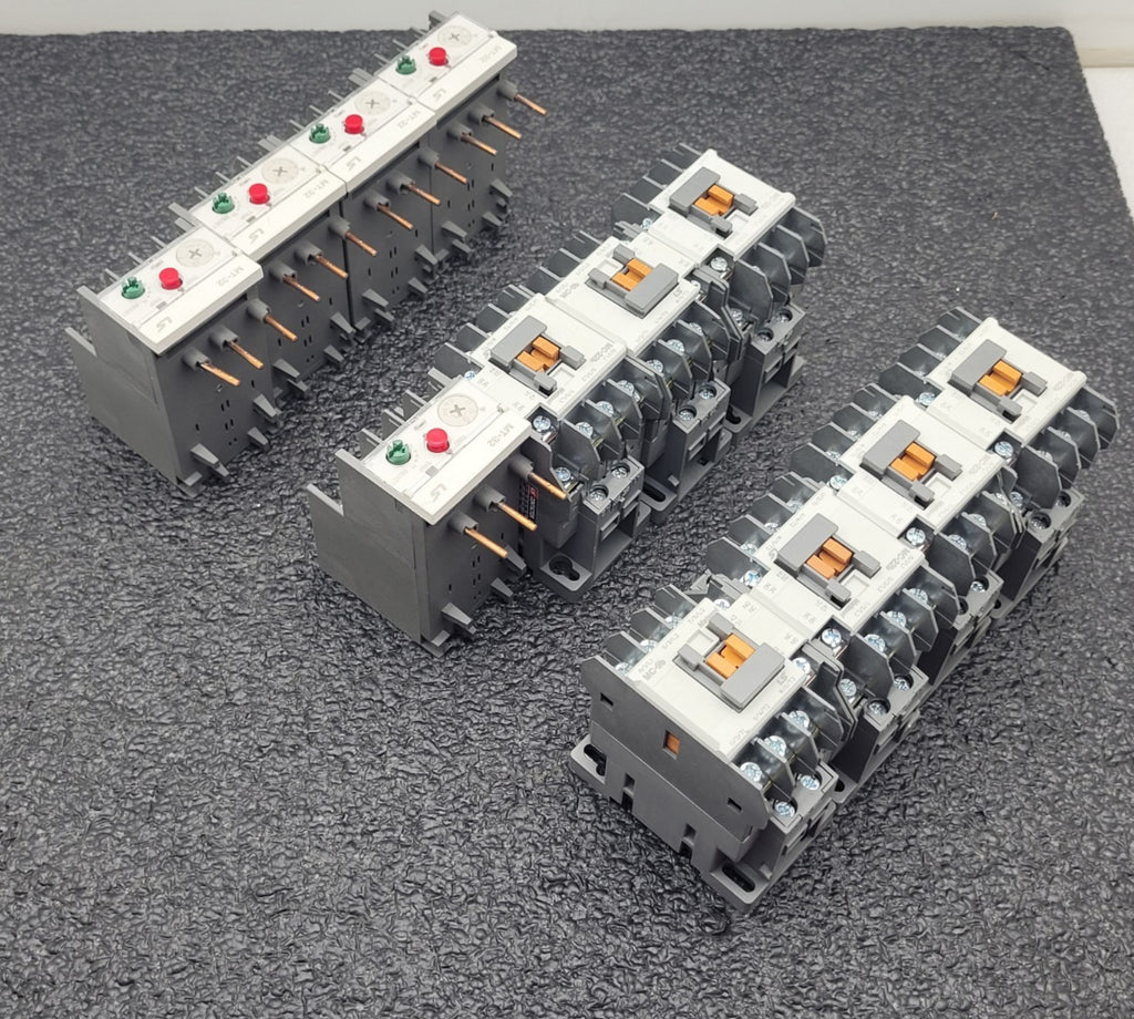 Lot of 14 LS Contacter 690v 22A 12A 9A + MT-32 32A/2H Thermal Overload Relay