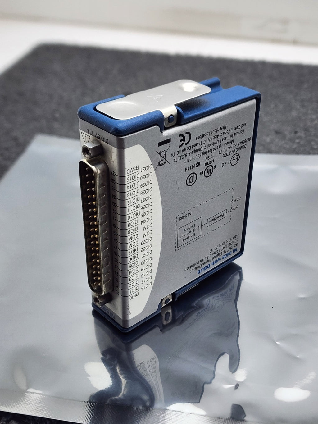 NI 9403 C-Series 5V/TTL 32-Ch TTL Bidirectional Digital Input Output Module DSUB