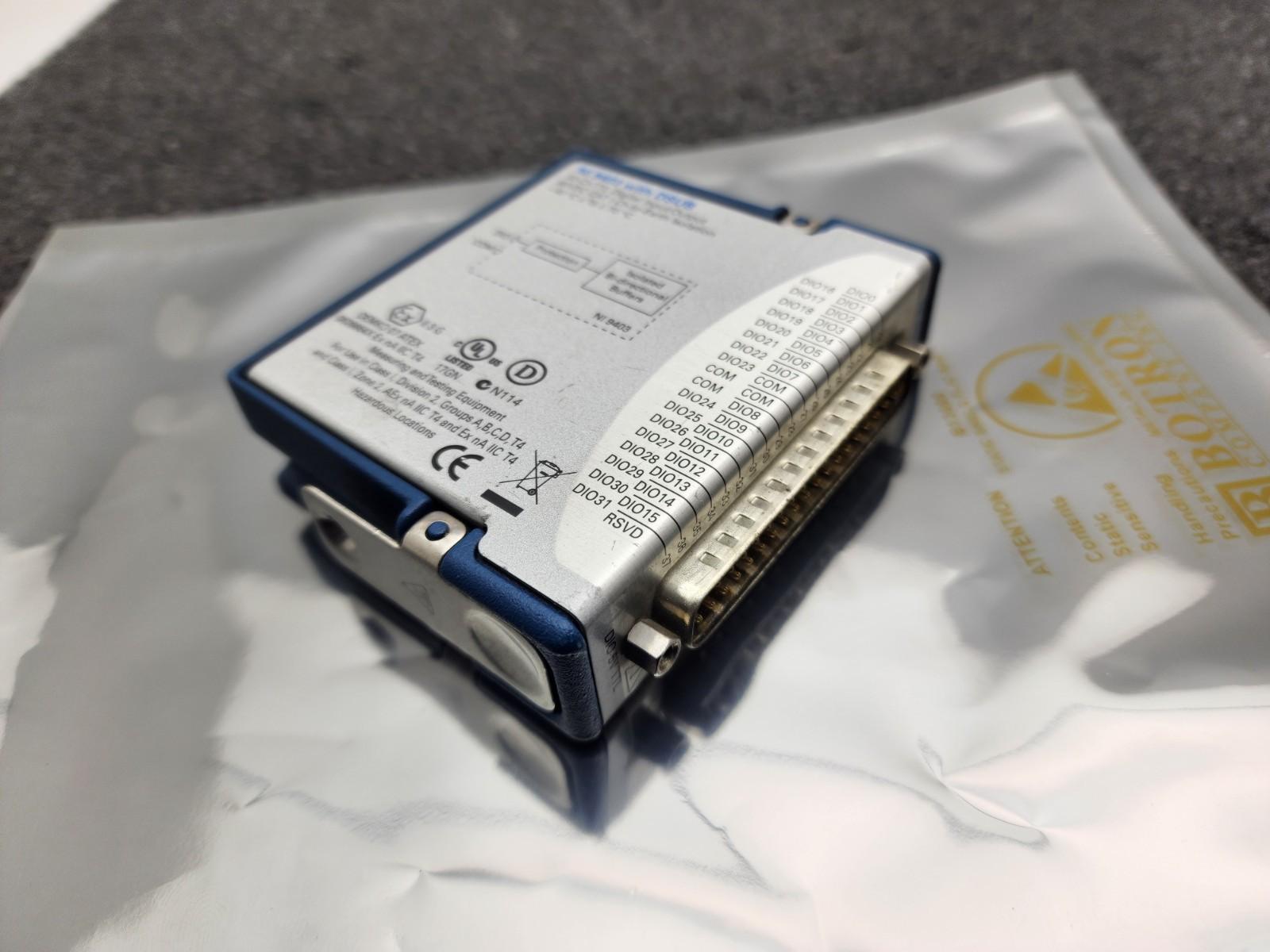 NI 9403 C-Series 5V/TTL 32-Ch TTL Bidirectional Digital Input Output Module DSUB