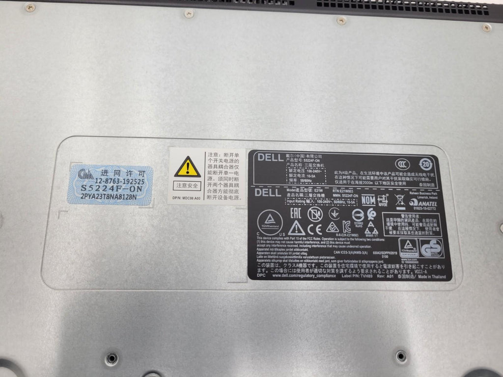 Dell PowerSwitch S5224F-ON 24-Port 25GbE SFP+ 4x100GbE QSFP+ Network Switch