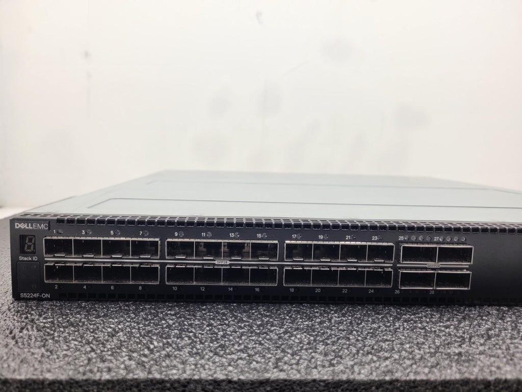 Dell PowerSwitch S5224F-ON 24-Port 25GbE SFP+ 4x100GbE QSFP+ Network Switch