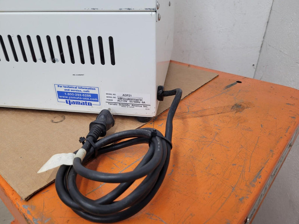 Yamato ADP21 Programmable Vacuum Drying Oven 115VAC, 10L Capacity[A]