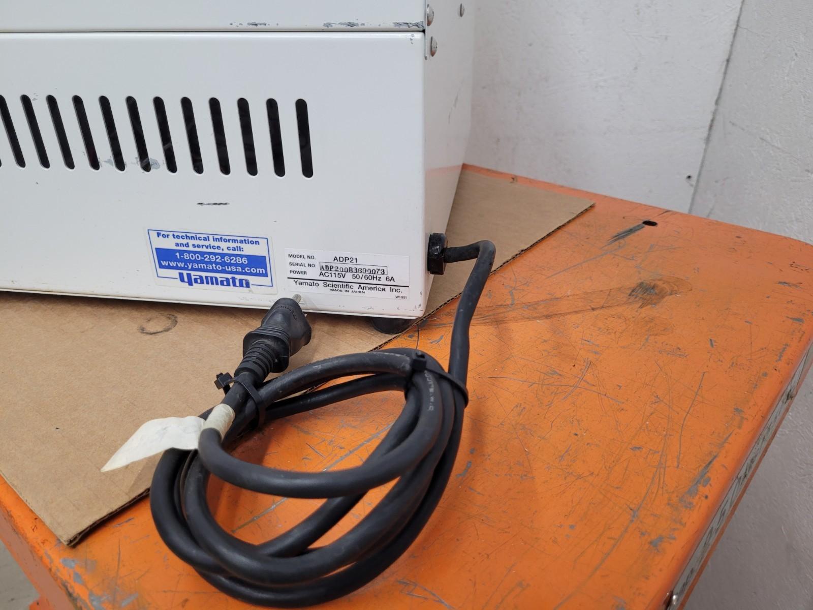 Yamato ADP21 Programmable Vacuum Drying Oven 115VAC, 10L Capacity[A]