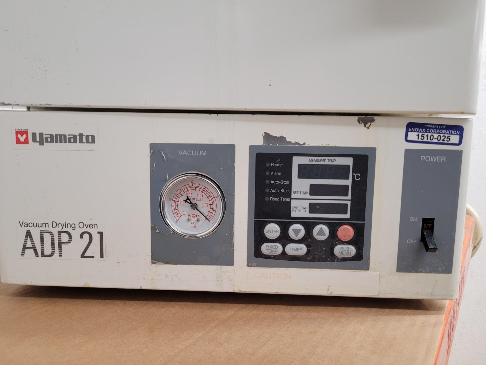 Yamato ADP21 Programmable Vacuum Drying Oven 115VAC, 10L Capacity[A]