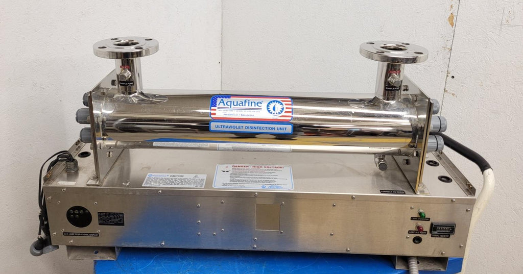 Aquafine Ultraviolet Water Treatment Disinfection Sanitary CSL-6R No Bulbs