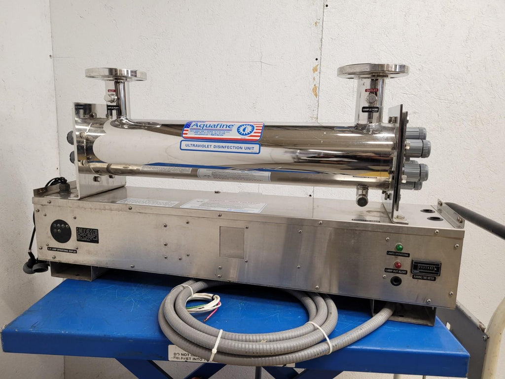 Aquafine Ultraviolet Water Treatment Disinfection Sanitary CSL-6R No Bulbs