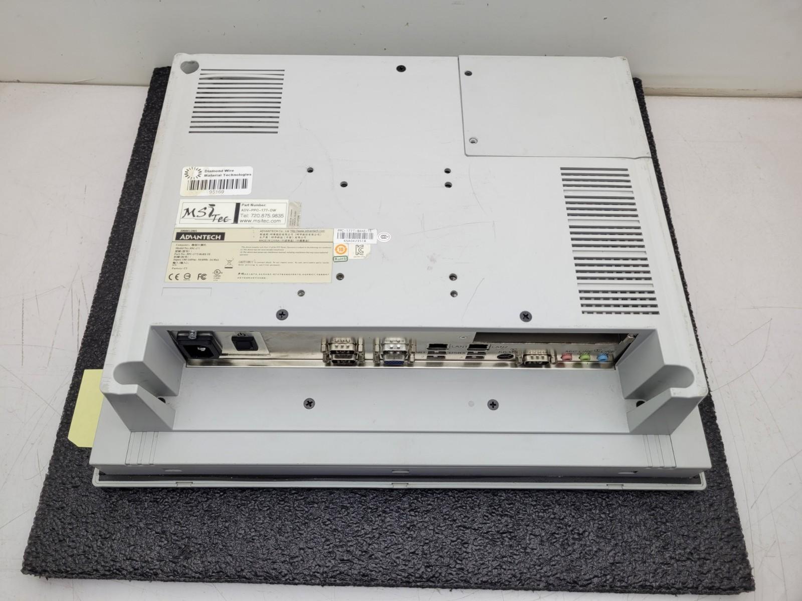 Advantech PPC-177T-BARE-TE Color TFT LCD Operator Touch Panel HMI 17" Screen I.