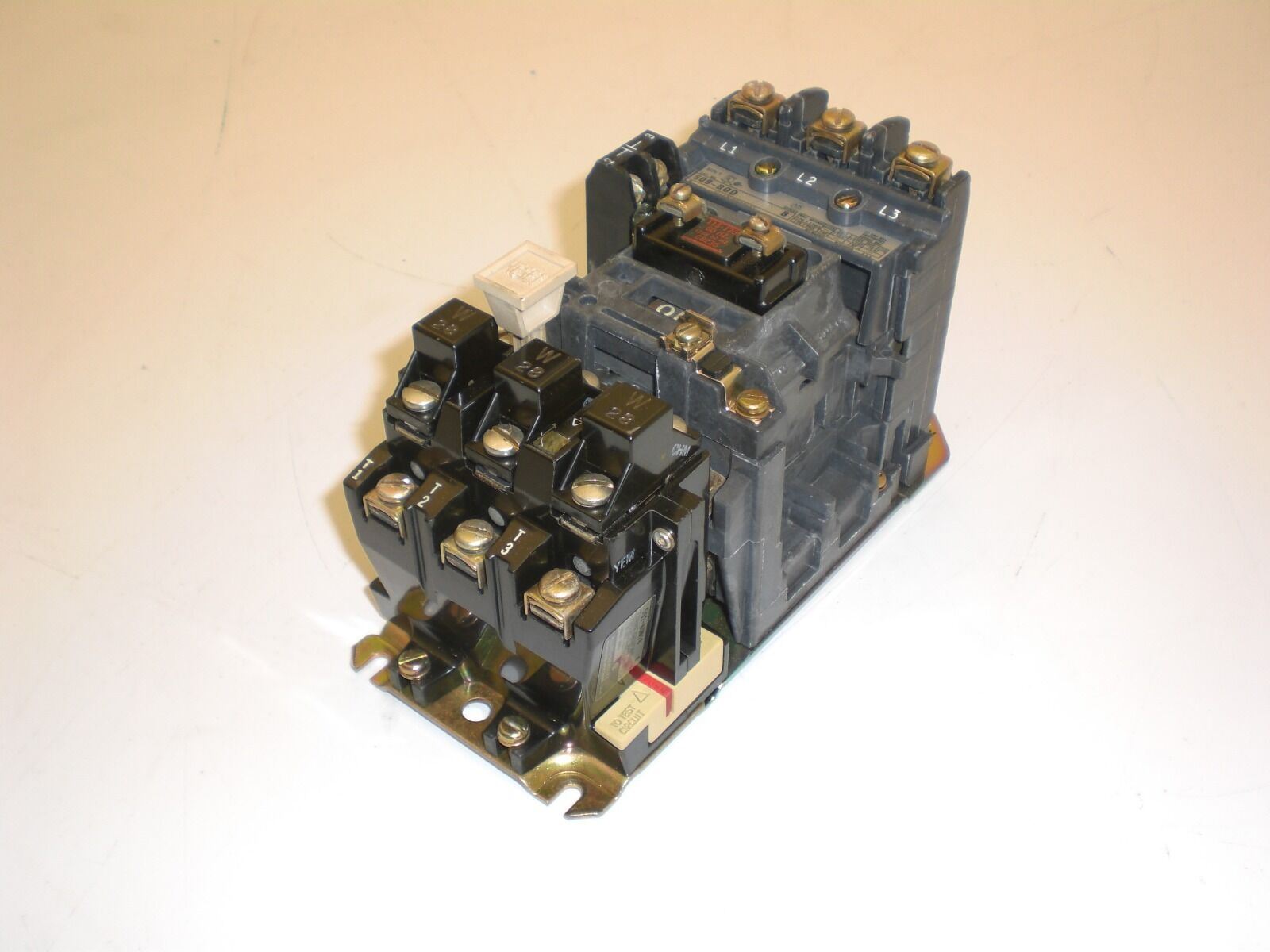 Allen Bradley 509-BOD Contactor 120VAC Coil 592-B0W16 Overload Relay 595-A Aux