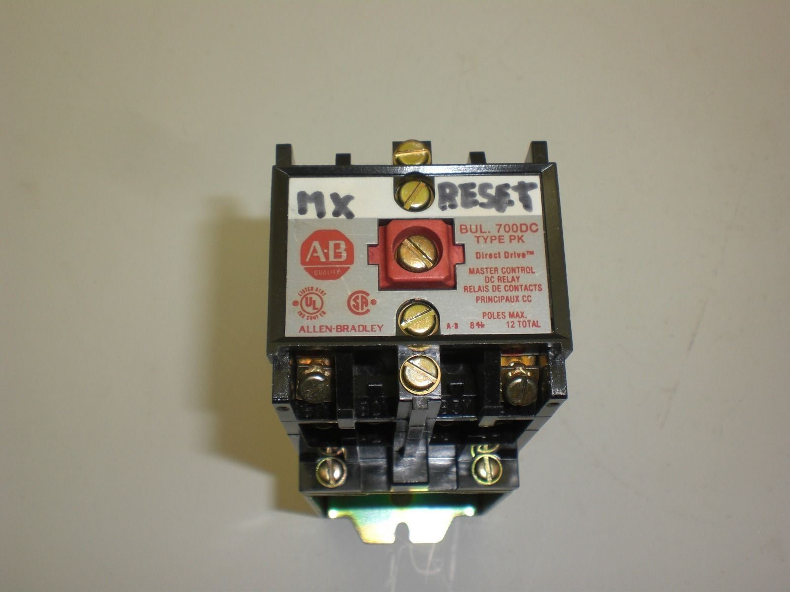 Allen Bradley 700DC-P600Z24 Control Relay, 10A Contact Rating, 24VDC