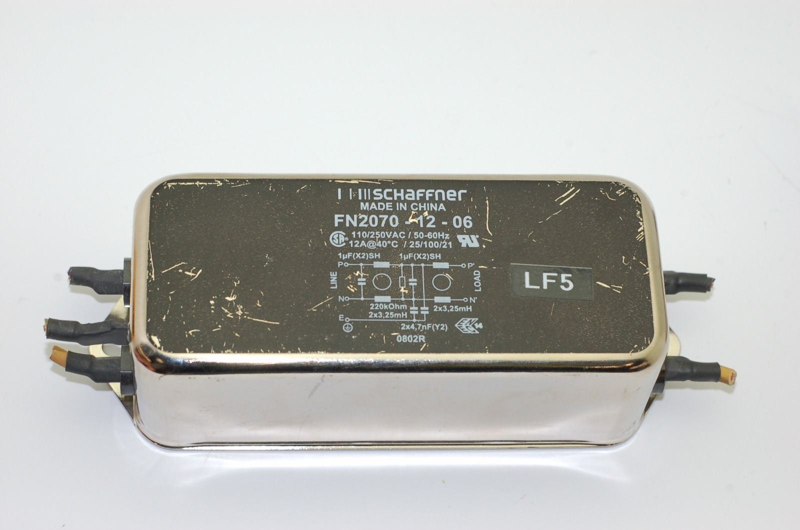 Corcom 10VV1, Lambda MAS-1215-33 & Schaffner FN2070-12-06 Line Filters