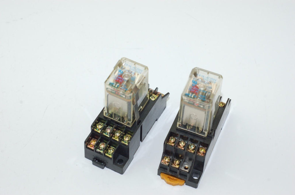 Omron, NAIS, Schrack & Releco Industrial Relays, 6V, 24V, 200V - Lot of 11