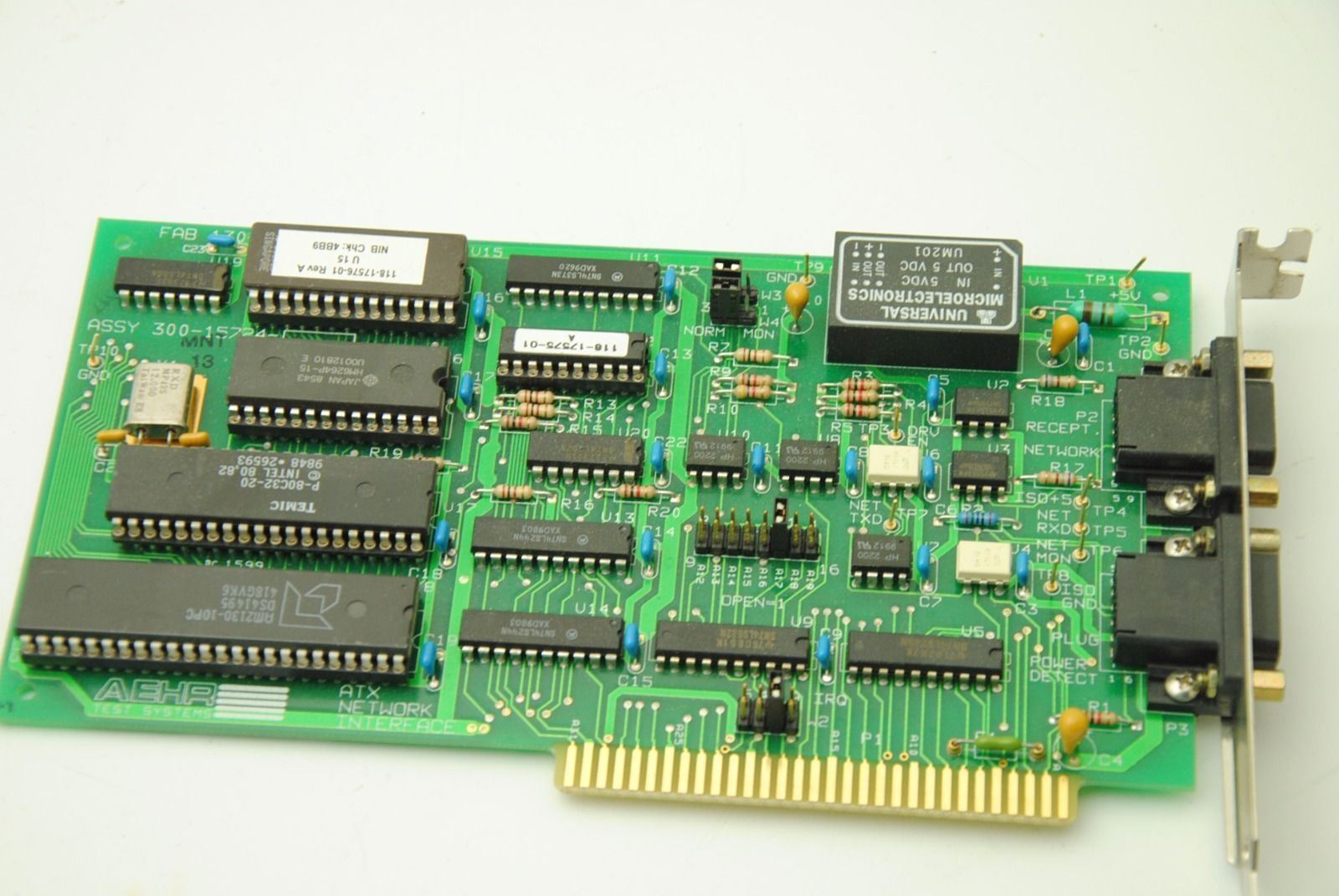 AEHR Test Systems ATX Network Interface Card ISA bus 130-15724-01 Rev C