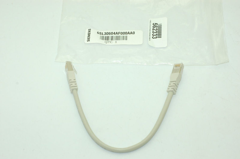 Siemens 6SL30604AF000AA0 DRIVE-CLIQ CABLE IP20/IP20 LENGTH: 0.21 M - Lot of 10
