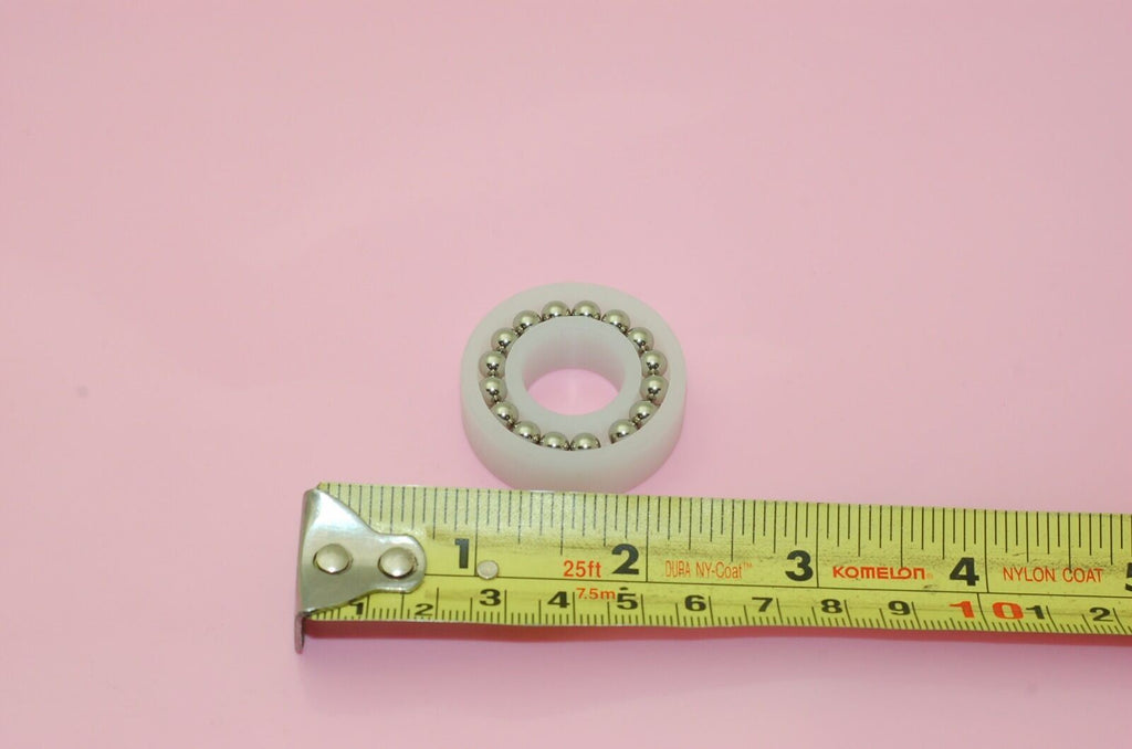 KMS AR10BDR-5/8-G Double Row 316 Plastic and SS Ball Bearings Lot 100 NEW IN BAG