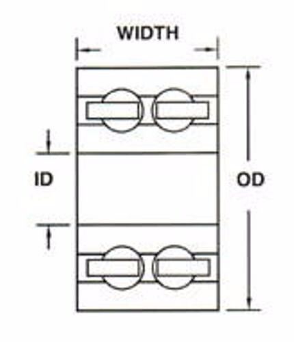 KMS AR10BDR-5/8-G Double Row 316 Plastic and SS Ball Bearings Lot 100 NEW IN BAG