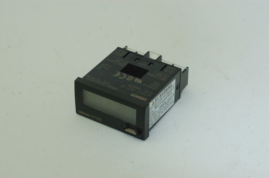 Omron H7EC-NV-B Count Totalizer, Self-Powered, 24 VDC, LCD 8 cnt - Lot of 2