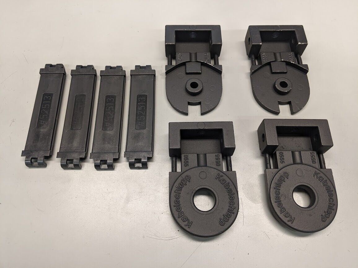 Kabelschlepp 0555.075 Cable Chain Carrier Bracket Set 75x37mm ID NEW 52626 52513
