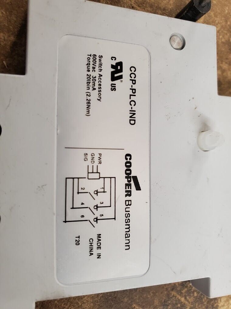 Cooper Bussmann CCP-PLC-IND Circuit Protector, 24VDC, 30mA