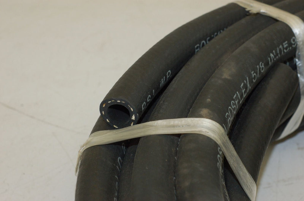 Bosflex A/W Black Air/Multipurpose Hose, 5/8" ID, 25' L - NEW