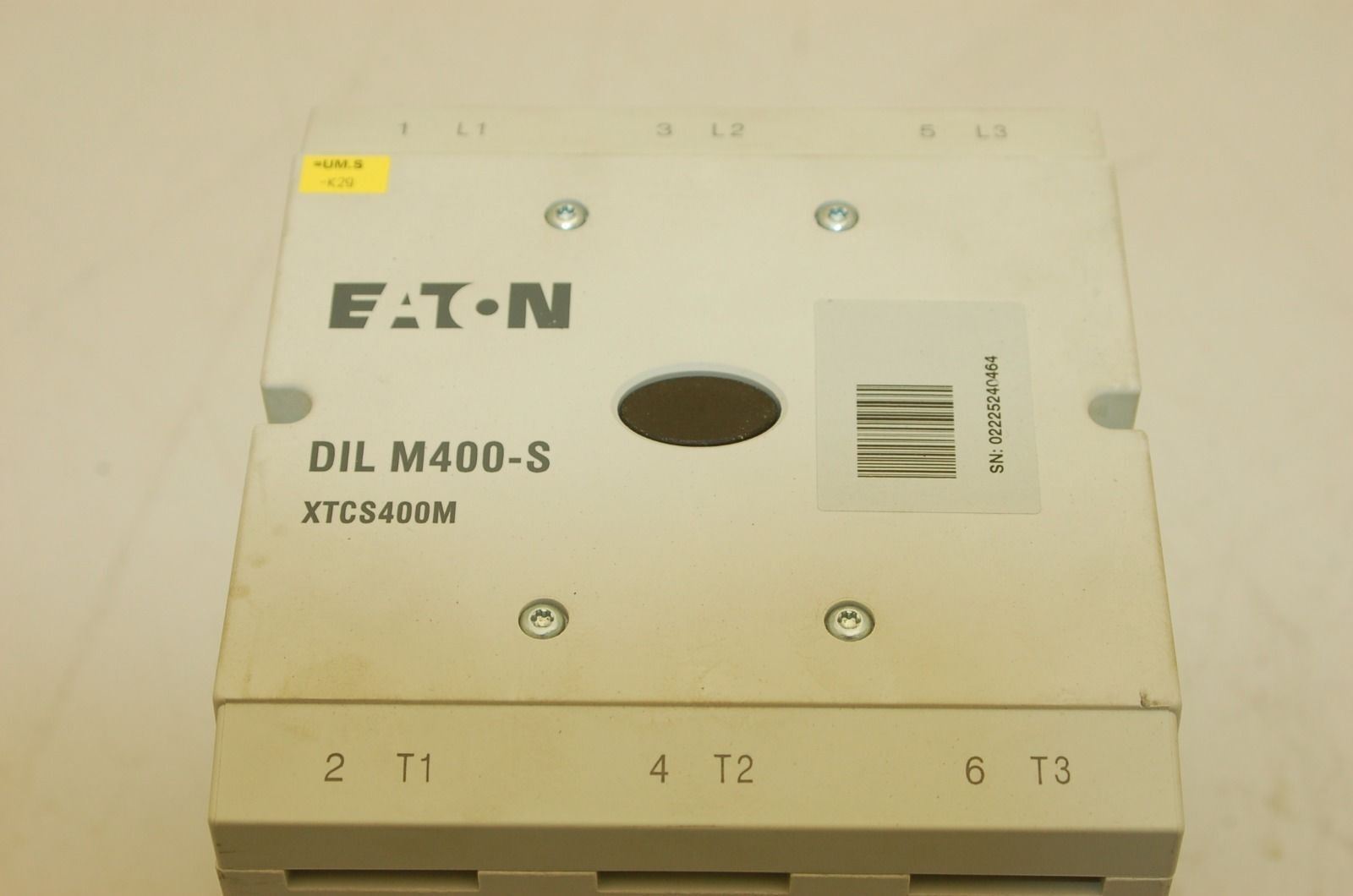 EATON DIL-M400-S XTCS400M Contactor, 125-400V, 3-PH