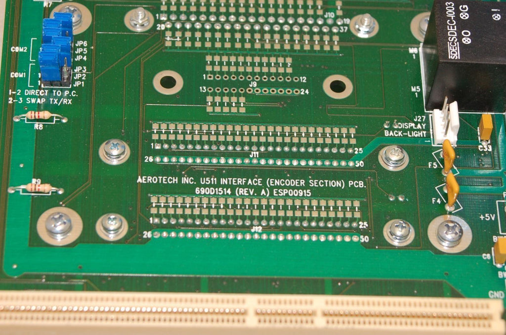 Aerotech U511S-A-40-40/X3-AM8007C-F1-U511 Interface Encoder Section