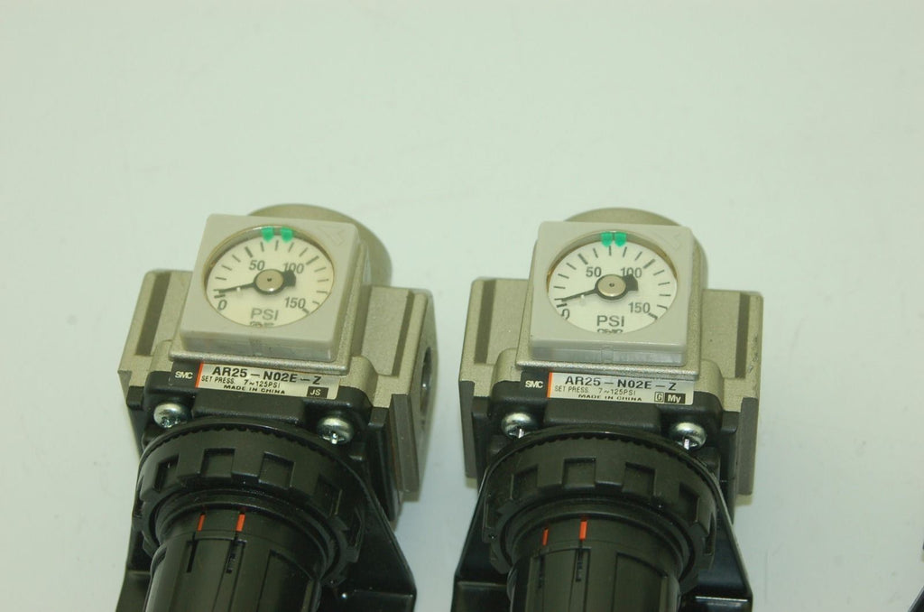 SMC AR25-N02E-Z Relieving Regulator, 1/4" NPT - Lot of 3