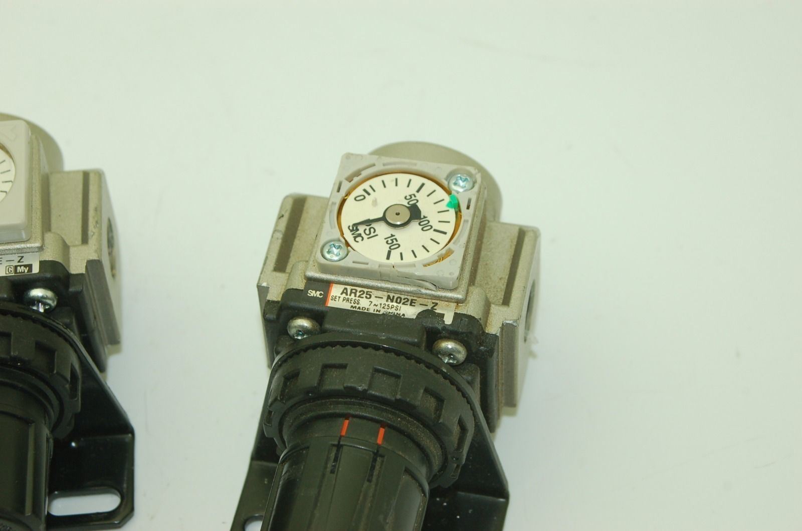 SMC AR25-N02E-Z Relieving Regulator, 1/4" NPT - Lot of 3