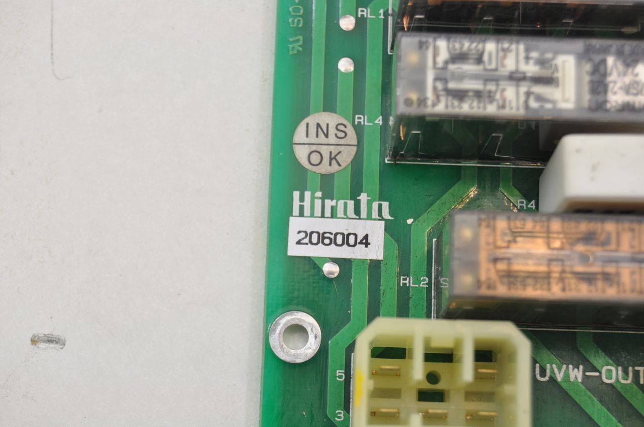 Hirata 206004 Relay Board With 2 G7SA-3A3B And 2 G7SA-2A2B 24VDC Relays