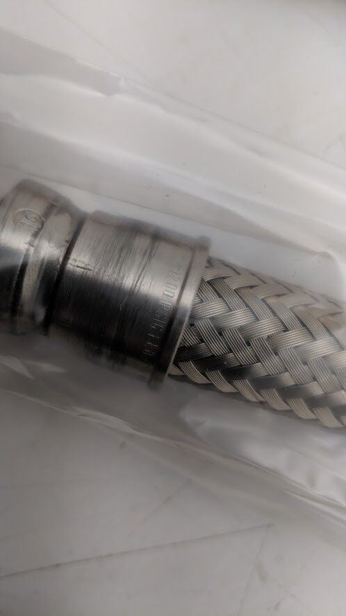 Cal Weld Vacuum Adapter KF 25 Flange 50T Flex Hose 1200PSI Swagelok 24" FL8 NEW