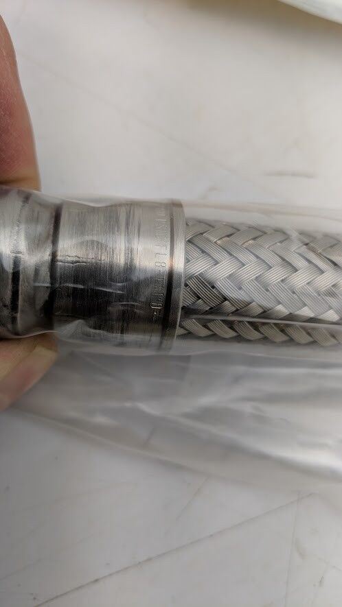 Cal Weld Vacuum Adapter KF 25 Flange 50T Flex Hose 1200PSI Swagelok 24" FL8 NEW