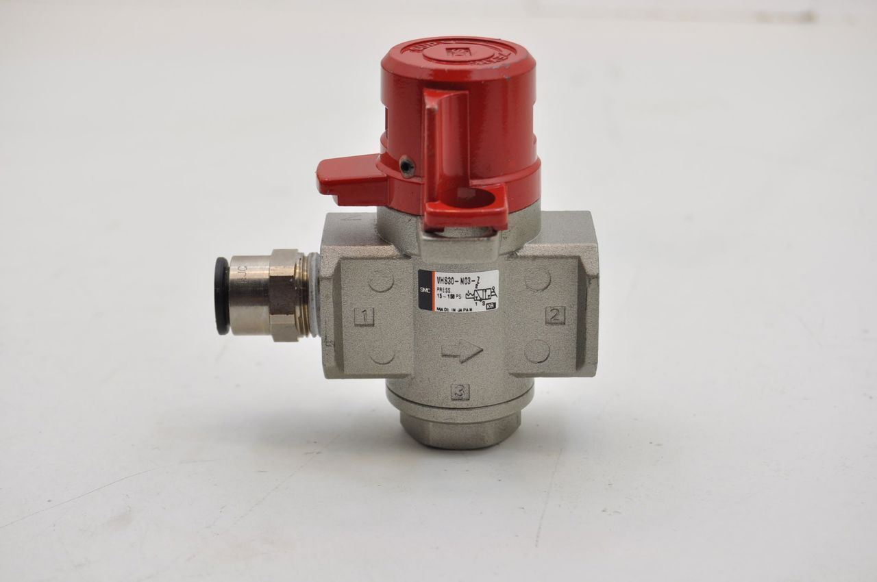 SMC Pneumatic Air On OffVHS30-N03-Z 15-150PSI OSHA Lockout Tagout  LO-TO Valve